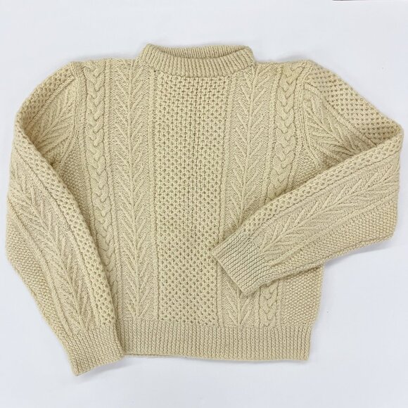 Vintage Hand Knit Sweater | Cable Knit - Picture 1 of 5